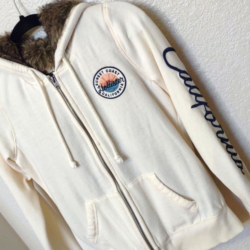 Hollister Faux Fur Hoodie
